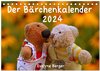 Buchcover Der Bärchenkalender 2024 (Tischkalender 2024 DIN A5 quer), CALVENDO Monatskalender