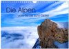 Buchcover Die Alpen – vom Tal bis zum Gipfel (Wandkalender 2024 DIN A4 quer), CALVENDO Monatskalender