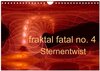 Buchcover fraktal fatal no. 4 Sternentwist (Wandkalender 2024 DIN A4 quer), CALVENDO Monatskalender