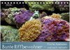 Buchcover Bunte Riffbewohner - Fische, Anemonen und noch viel mehr (Tischkalender 2024 DIN A5 quer), CALVENDO Monatskalender