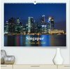 Buchcover Singapur - Die Farben der Nacht (hochwertiger Premium Wandkalender 2024 DIN A2 quer), Kunstdruck in Hochglanz