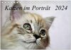 Buchcover Katzen im Porträt / Geburtstagskalender (Tischkalender 2024 DIN A5 quer), CALVENDO Monatskalender