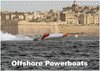 Buchcover Offshore Powerboats (Tischkalender 2024 DIN A5 quer), CALVENDO Monatskalender