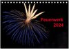 Buchcover Feuerwerk (Tischkalender 2024 DIN A5 quer), CALVENDO Monatskalender