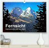 Buchcover Fernsicht - Impressionen aus den Alpen (hochwertiger Premium Wandkalender 2024 DIN A2 quer), Kunstdruck in Hochglanz