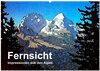 Buchcover Fernsicht - Impressionen aus den Alpen (Wandkalender 2024 DIN A2 quer), CALVENDO Monatskalender