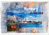 Buchcover Hamburg on the wall (Tischkalender 2024 DIN A5 quer), CALVENDO Monatskalender