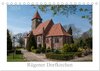 Buchcover Dorfkirchen auf Rügen (Tischkalender 2024 DIN A5 quer), CALVENDO Monatskalender