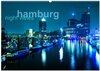 Buchcover hamburg - night views (Wandkalender 2024 DIN A2 quer), CALVENDO Monatskalender