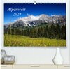Buchcover Alpenwelt 2024 (hochwertiger Premium Wandkalender 2024 DIN A2 quer), Kunstdruck in Hochglanz
