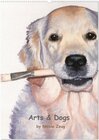 Buchcover Arts & Dogs (Wandkalender 2024 DIN A2 hoch), CALVENDO Monatskalender