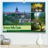 Buchcover Grünes Halle/Saale - Meine wilde Händelstadt (hochwertiger Premium Wandkalender 2024 DIN A2 quer), Kunstdruck in Hochgla