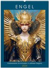 Buchcover Engel. Goldverzierte Schönheiten in zeitloser Eleganz (Wandkalender 2024 DIN A2 hoch), CALVENDO Monatskalender