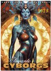 Buchcover Elegante Cyborgs (Wandkalender 2025 DIN A4 hoch), CALVENDO Monatskalender