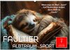 Buchcover Faultier - Albtraum Sport (Wandkalender 2025 DIN A2 quer), CALVENDO Monatskalender