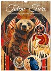 Buchcover Totem-Tiere - Mythische Illustrationen von Krafttieren (Wandkalender 2025 DIN A3 hoch), CALVENDO Monatskalender
