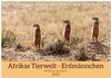 Buchcover Afrikas Tierwelt - Erdmännchen (Tischkalender 2025 DIN A5 quer), CALVENDO Monatskalender
