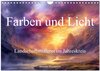 Buchcover Farben und Licht - Landschaftsmalerei im Jahreskreis (Wandkalender 2025 DIN A4 quer), CALVENDO Monatskalender