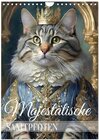 Buchcover Majestätische Samtpfoten (Wandkalender 2025 DIN A4 hoch), CALVENDO Monatskalender