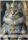 Buchcover Majestätische Samtpfoten (Wandkalender 2025 DIN A2 hoch), CALVENDO Monatskalender