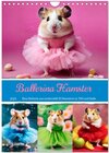 Buchcover Ballerina Hamster - Eine Sinfonie aus zuckersüße KI Hamstern in Tüll und Seide (Wandkalender 2025 DIN A4 hoch), CALVENDO