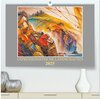 Buchcover Expressionistische Landschaften (hochwertiger Premium Wandkalender 2025 DIN A2 quer), Kunstdruck in Hochglanz