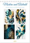Buchcover Modern und abstrakt (Tischkalender 2025 DIN A5 hoch), CALVENDO Monatskalender