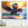 Buchcover Abenteuer mit Cedric - Lustige Krähe auf Reisen durch die Welt (hochwertiger Premium Wandkalender 2025 DIN A2 quer), Kun