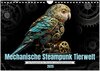 Buchcover Mechanische Steampunk Tierwelt (Wandkalender 2025 DIN A4 quer), CALVENDO Monatskalender