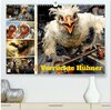Buchcover Verrückte Hühner (hochwertiger Premium Wandkalender 2025 DIN A2 quer), Kunstdruck in Hochglanz