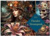 Buchcover Floraler Steampunk (Wandkalender 2025 DIN A2 quer), CALVENDO Monatskalender