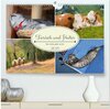 Buchcover Tierisch und Heiter - Das Leben geht weiter 2025 (hochwertiger Premium Wandkalender 2025 DIN A2 quer), Kunstdruck in Hoc