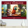 Buchcover Coole Tierwitze (hochwertiger Premium Wandkalender 2025 DIN A2 quer), Kunstdruck in Hochglanz