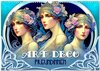 Buchcover Art Deco Freundinnen (Wandkalender 2025 DIN A3 quer), CALVENDO Monatskalender