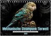 Buchcover Mechanische Steampunk Tierwelt (Tischkalender 2025 DIN A5 quer), CALVENDO Monatskalender