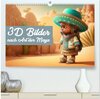 Buchcover 3D Bilder nach Art der Maya (hochwertiger Premium Wandkalender 2025 DIN A2 quer), Kunstdruck in Hochglanz
