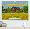Buchcover Reetdachhäuser in Hoben - Ein Maitag in der Wismarbucht (hochwertiger Premium Wandkalender 2025 DIN A2 quer), Kunstdruck