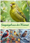 Buchcover Singvögel aus der Heimat (Wandkalender 2025 DIN A3 hoch), CALVENDO Monatskalender