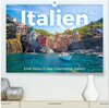 Buchcover Italien - Eine Reise in das charmante Italien. (hochwertiger Premium Wandkalender 2025 DIN A2 quer), Kunstdruck in Hochg
