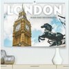 Buchcover London - In der Stadt der Superlative. (hochwertiger Premium Wandkalender 2025 DIN A2 quer), Kunstdruck in Hochglanz
