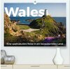 Buchcover Wales - Eine spektakuläre Reise in ein bezauberndes Land. (hochwertiger Premium Wandkalender 2025 DIN A2 quer), Kunstdru