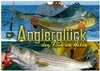Buchcover Anglerglück - den Fisch am Haken (Wandkalender 2025 DIN A4 quer), CALVENDO Monatskalender
