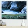 Buchcover Farben und Formen der Verzasca (hochwertiger Premium Wandkalender 2025 DIN A2 quer), Kunstdruck in Hochglanz