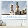 Buchcover Hunde in der City - Unterwegs in Hamburg (hochwertiger Premium Wandkalender 2025 DIN A2 quer), Kunstdruck in Hochglanz