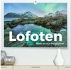 Buchcover Lofoten - Mehr als nur Polarlichter. (hochwertiger Premium Wandkalender 2025 DIN A2 quer), Kunstdruck in Hochglanz