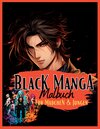 Buchcover Black Manga Malbuch.