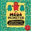 Buchcover Das Mega Monster Labyrinth Rätselbuch für Kinder - 105 knifflige Rätsel für clevere Jungen und Mädchen - 250+ Monster Do