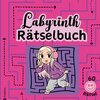 Buchcover Rätselbuch für Mädchen Labyrinthe Cooles Mitmachbuch für clevere Mädels Tweens Kinder Rätselbuch Entspannung Anti-Stress