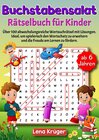 Buchcover Buchstabensalat Rätselbuch für Kinder ab 6 Jahren