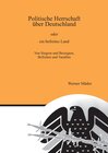 Buchcover Politische Herrschaft über Deutschland